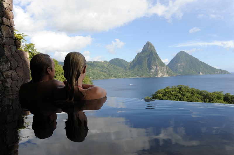 Love is in the Air at Jade Mountain, St Lucia