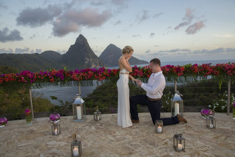 How He Asked – Taylor and Niccolo’s Proposal At Jade Mountain
