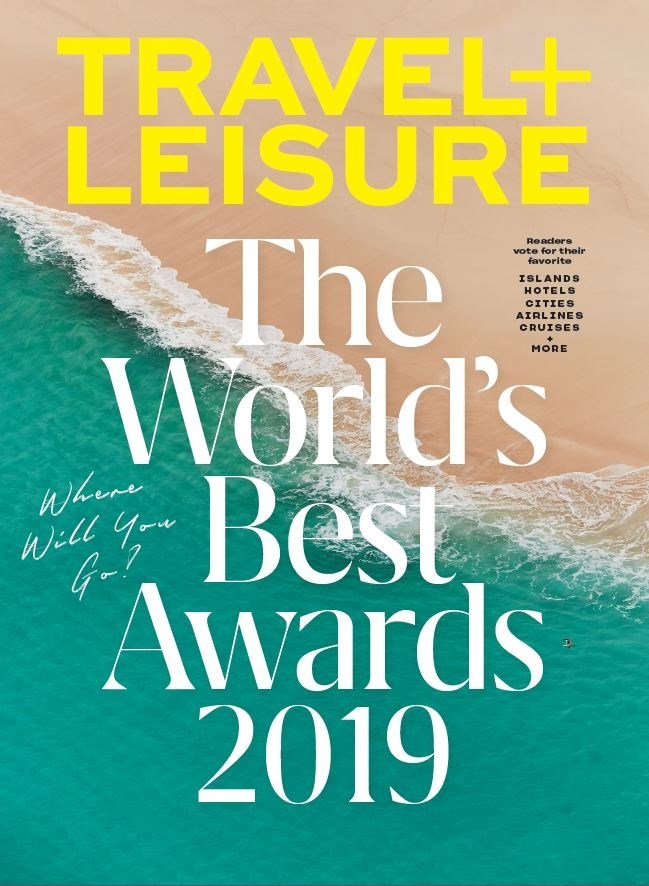 Travel + Leisure 2019 Worlds Best