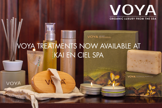 Voya Products Spa Treatment at Jade Mountain