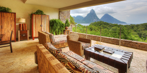 Sky Suite at Jade Mountain