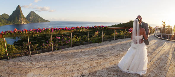 The Great Escape Wedding Package at Jade Mountain